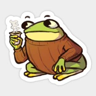 Sweater Frog Sticker